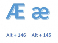 Comment écrire ae attaché (æ "collé")