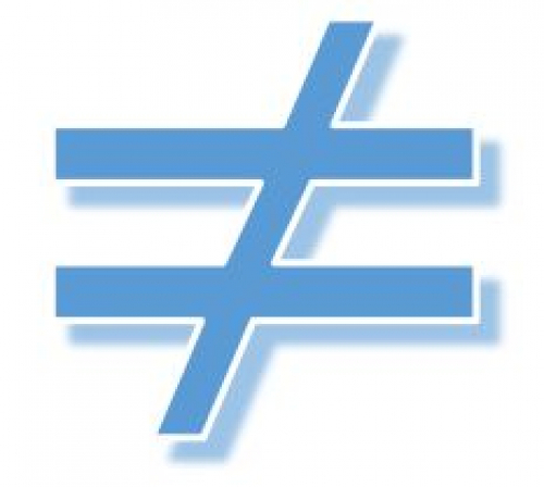 Skriv email hår jomfru How to make the "Different of" symbol ≠ (crossed out equal) - ZESOLUTION.COM